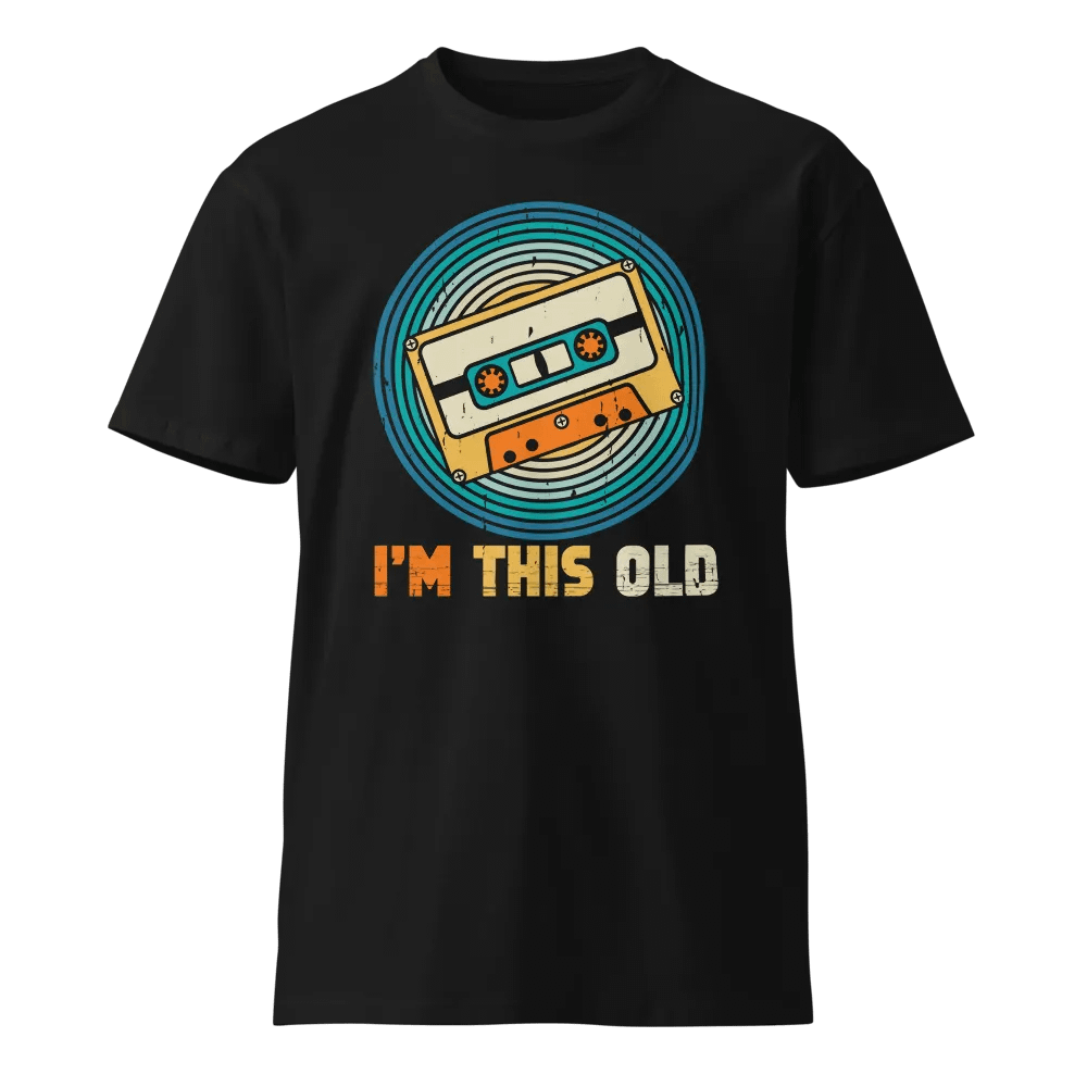 Retro Cassette Tape 'I'm This Old' T-Shirt product image (1)