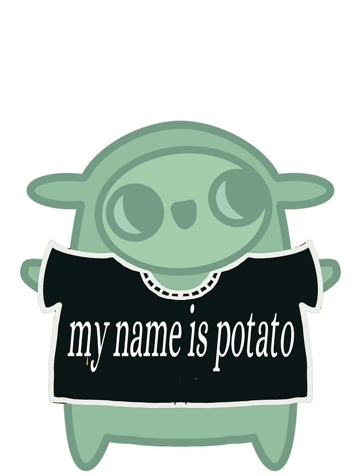 Shareable Wearable - My Name is Potato shirt product image (1)