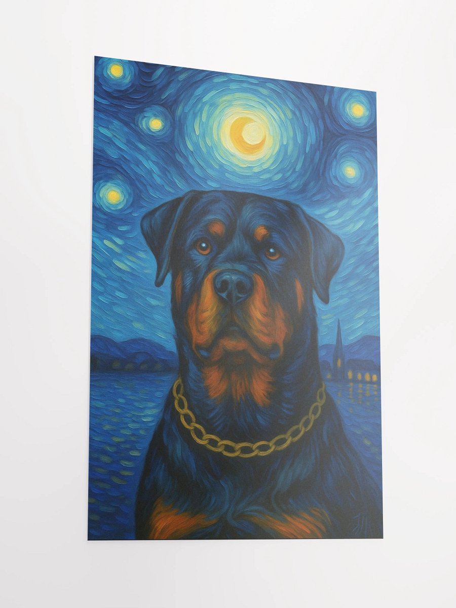 Starry Night Rottweiler Poster product image (5)