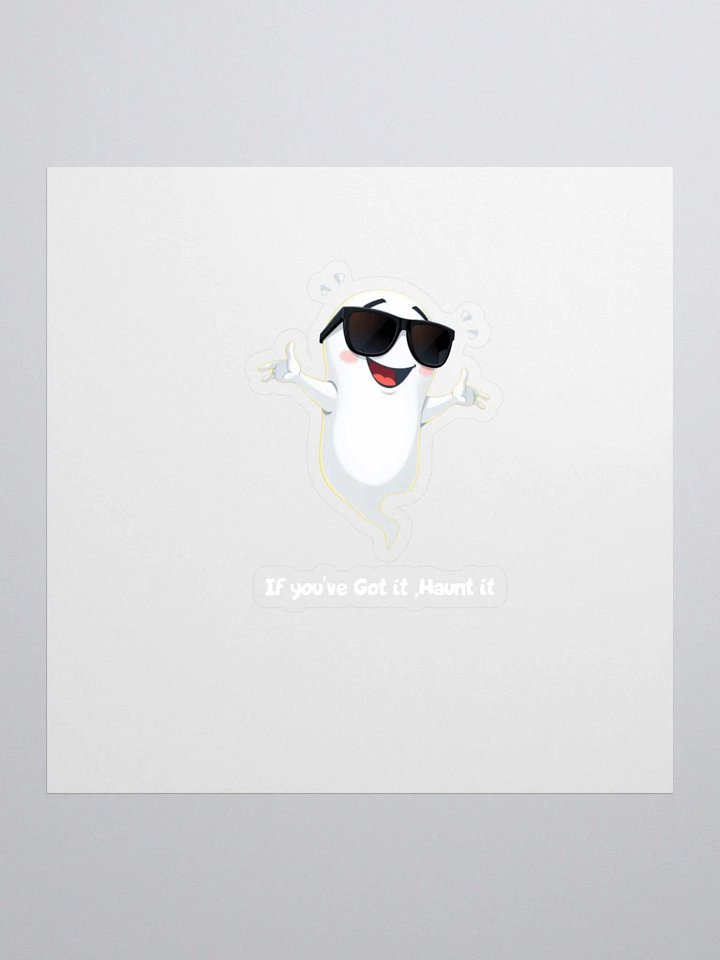 Spooky Happy Ghost Stickers product image (1)