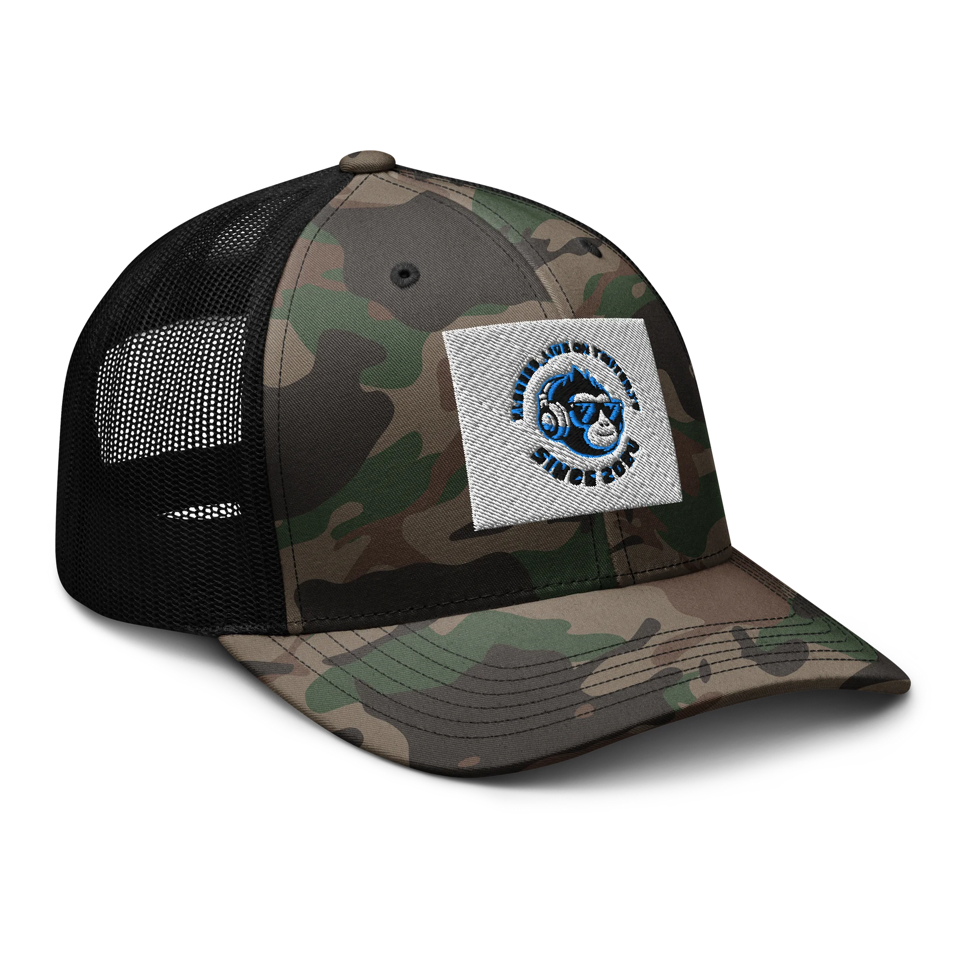 KLOVER3_LIVE Camo Monkey Trucker Hat product image (6)