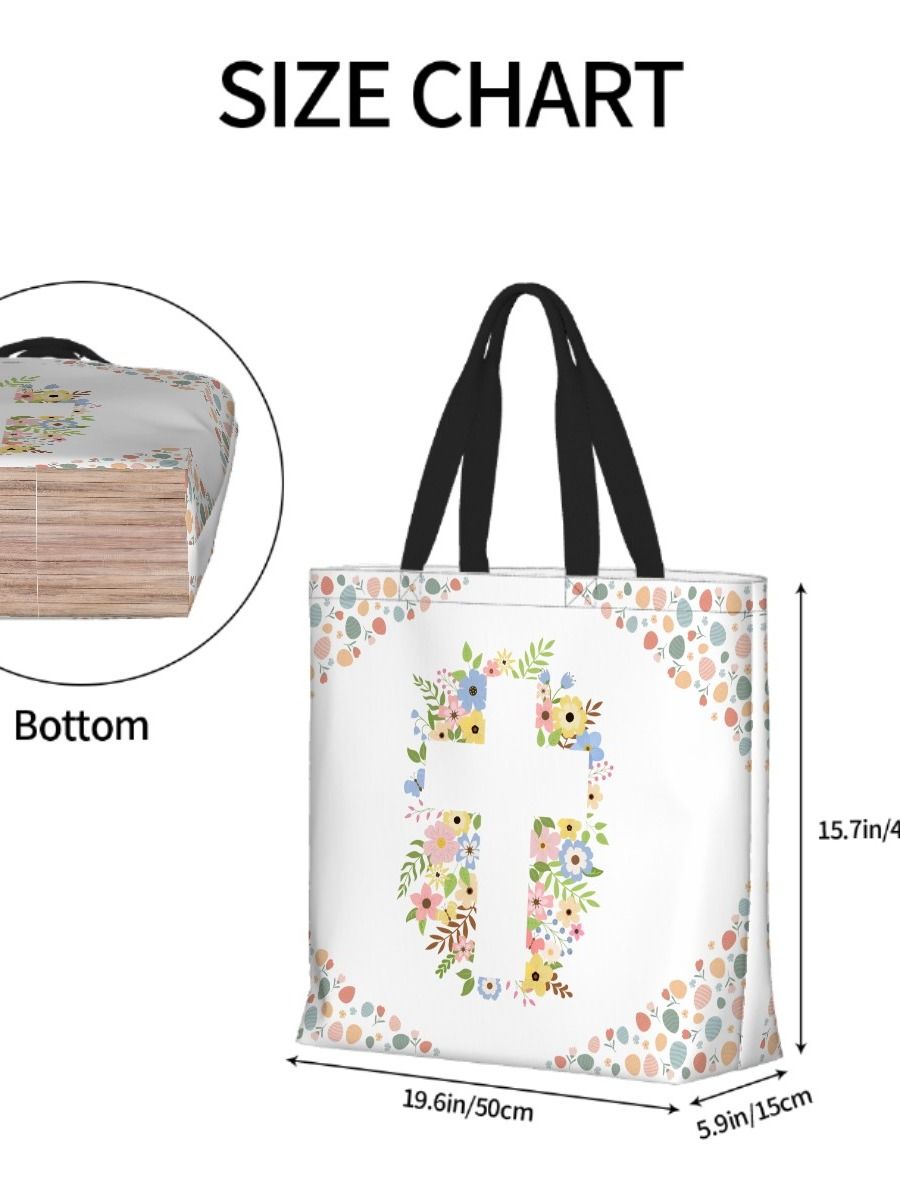 Easter Bag (Reusable tote bag) #Easterbasketalternative#Easteregghunt product image (6)