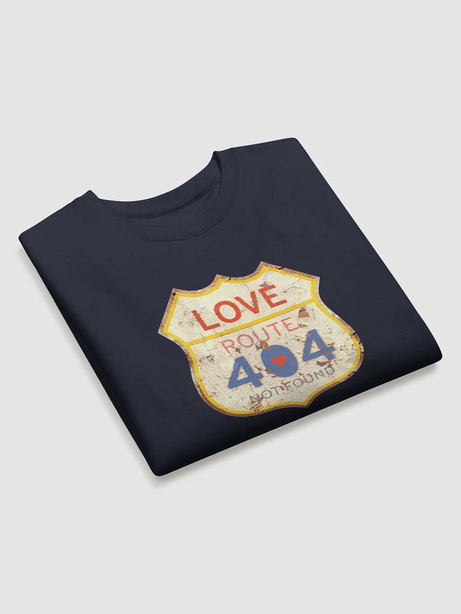 Vintage Love Route 404 Premium Sweatshirt (Front Side), Unisex Sweatshirt, Cozy Daily Casual Wear product image (30)