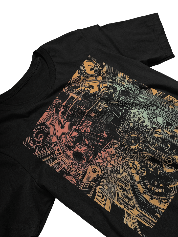Retro Digital Intricacy Lightweight T-Shirt product image (2)