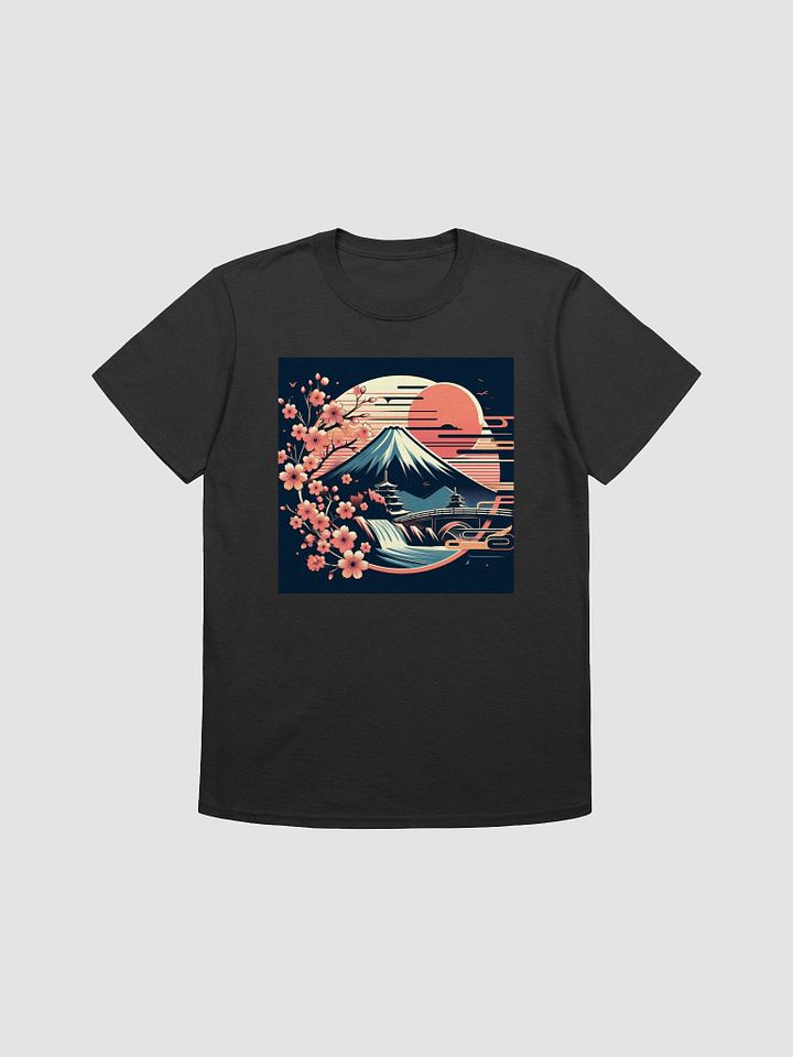 Fuji Wave Cherry Blossom T-Shirt product image (4)