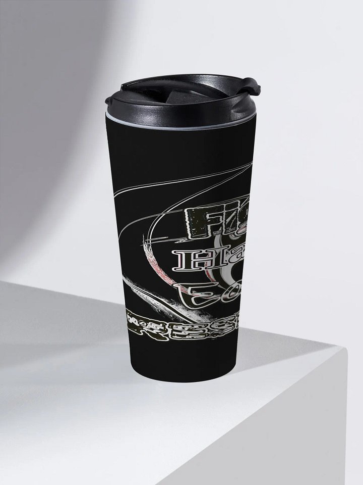 Fight Hard Earn Respect - Black - Stainless Steel Travel Mug product image (2)