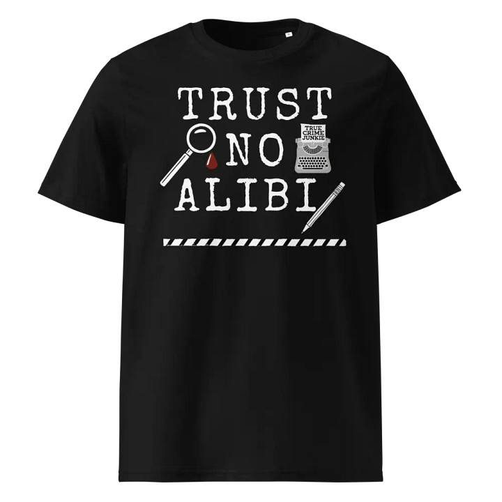 CrimeClothes Trust No Alibi Organic Short Sleeve Tee product image (50)