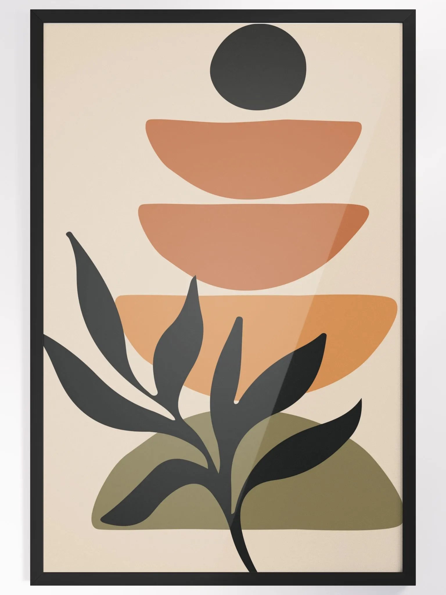 Botanical Geometry Framed Poster product image (12)