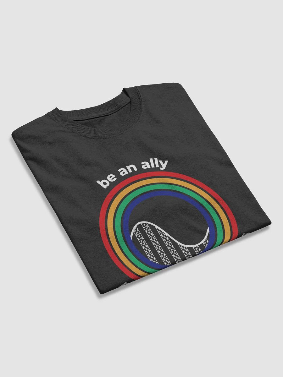 Be an Ally, Ride Rollercoasters (Dark - 100% cotton) product image (4)