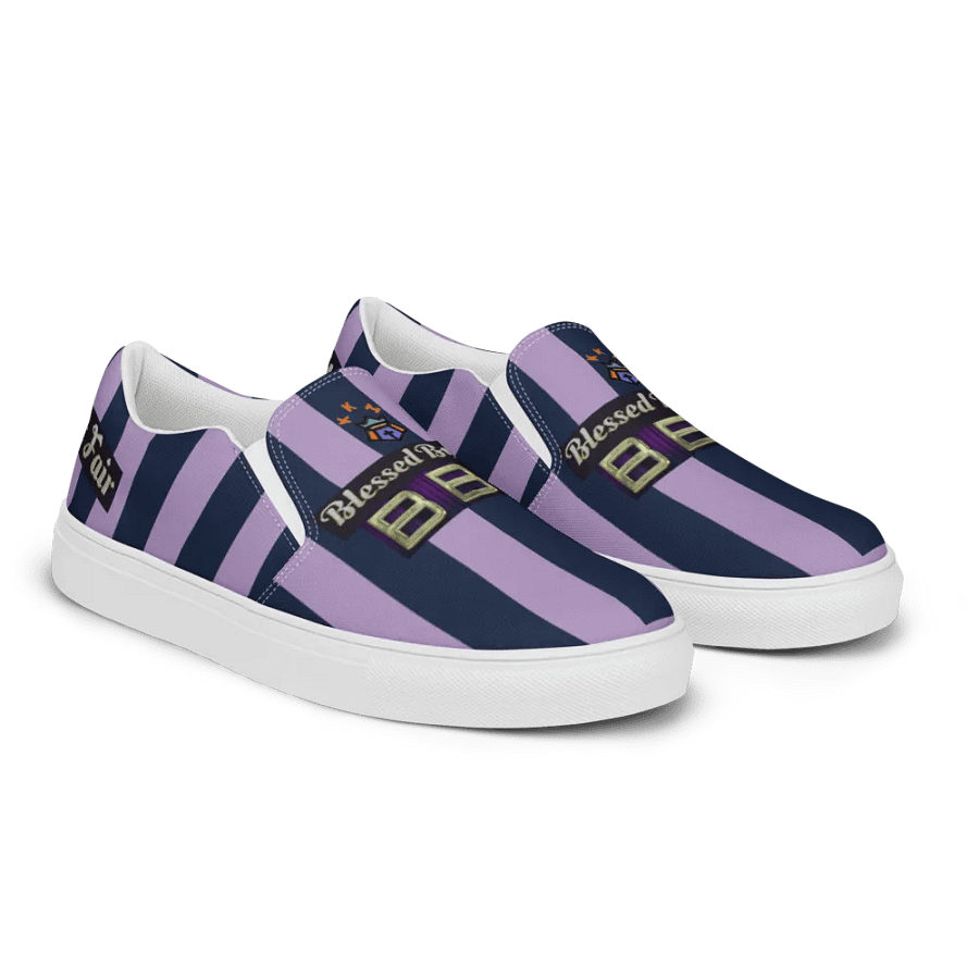 BBG Purple Striped Men's Slip Ons product image (9)