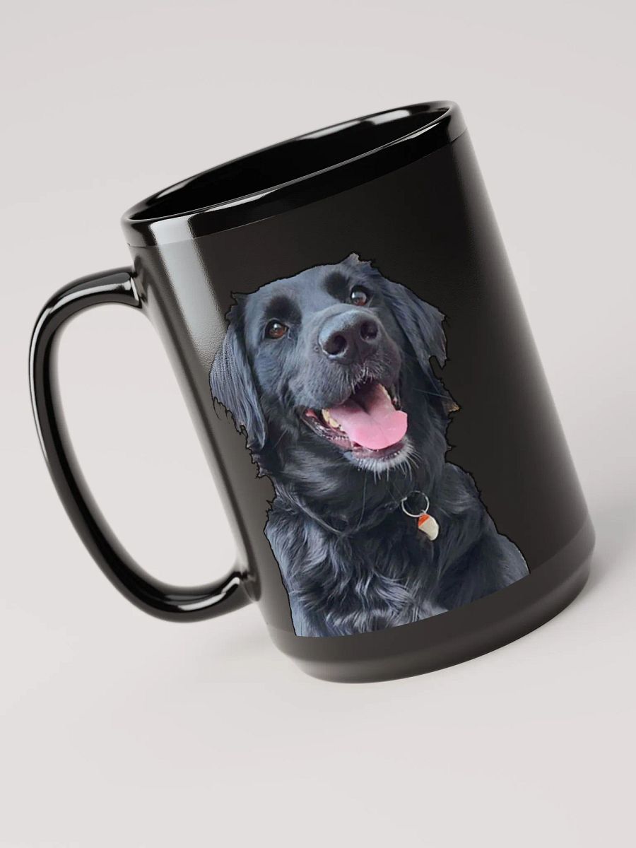 MABEL The Moon Bear Black Glossy Mug 15oz product image (3)