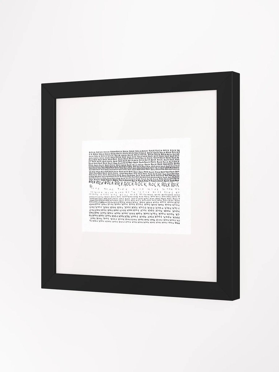 ROCKrock Panel Card Print Framed product image (2)