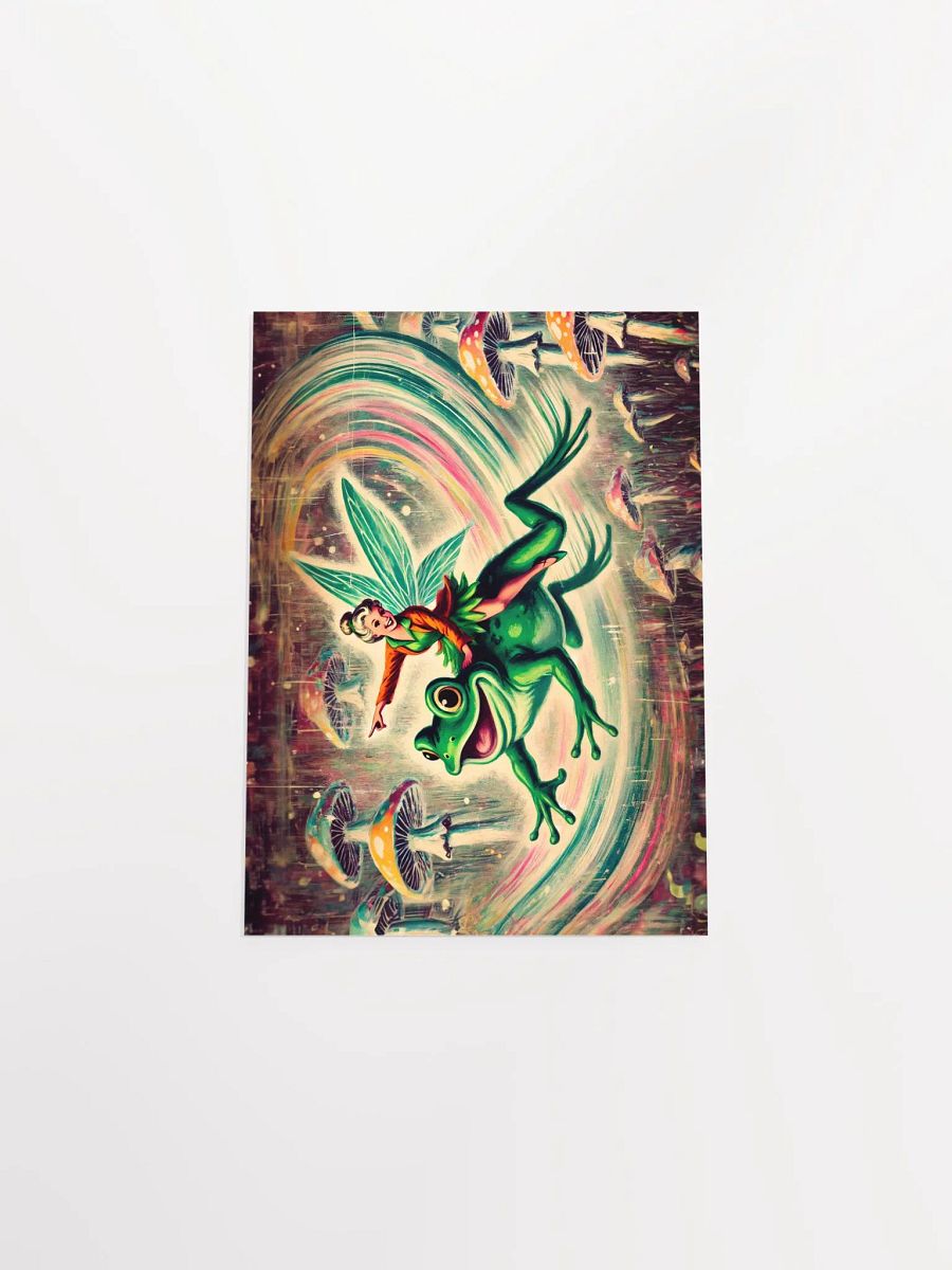 Whimsical Frog Fairy Premium Matte Poster product image (4)