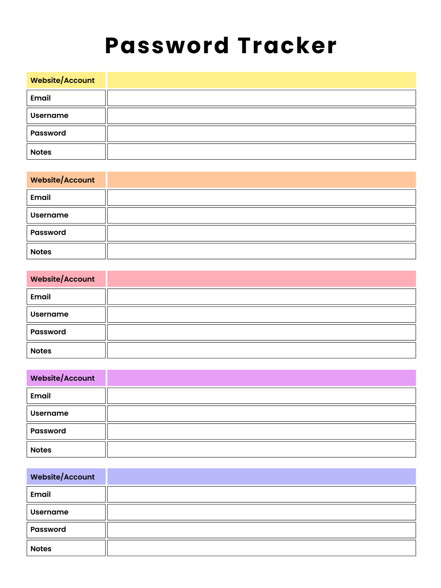 2025 Monthly Planner, 20 pages, Pink,blue floral design product image (6)