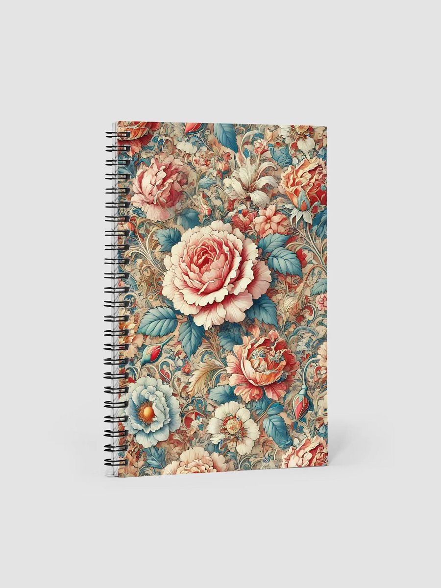 Royal Floral Spiral Notebook product image (1)