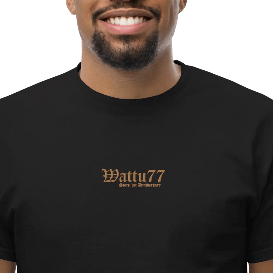 Wattu77 Store 1-year Anniversary shirt (limited embroidered) product image (13)