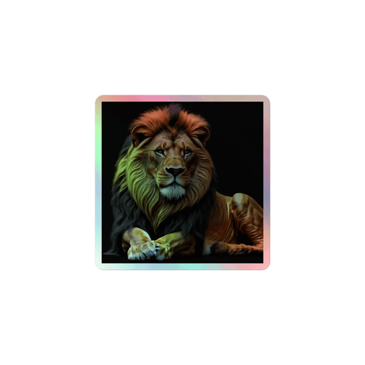 kingly & Calm Holographic Sticker product image (1)