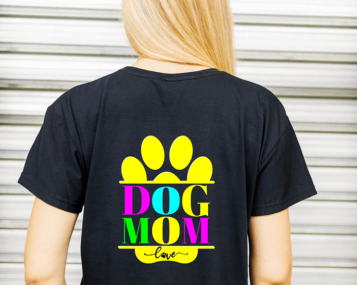 Dog Mom T-shirts, Paws of Love product image (1)