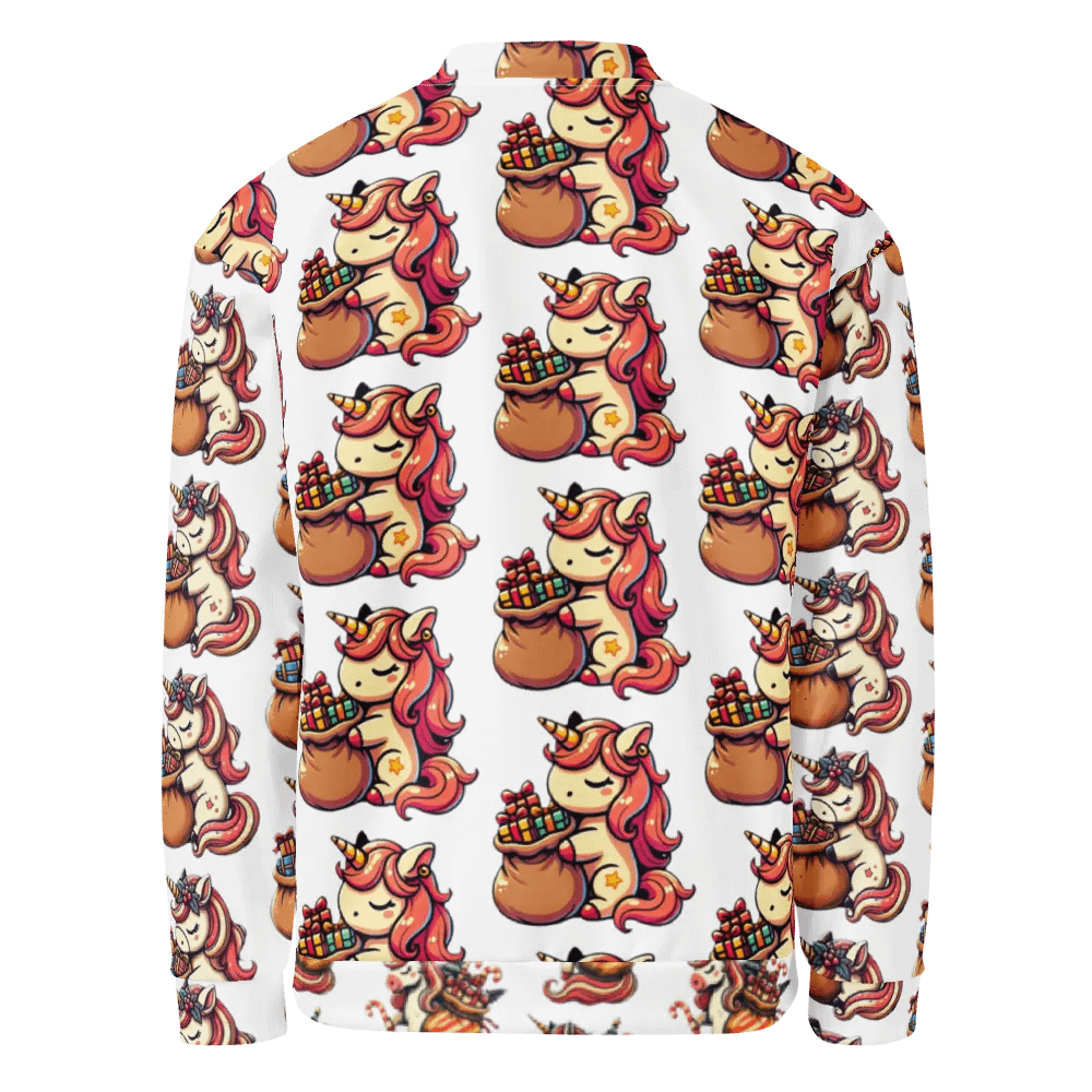Vibrant Fox Tales All-Over Print Bomber Jacket product image (3)