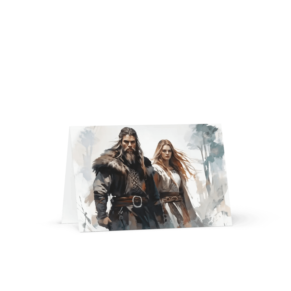 Greeting Card - Viking Couple product image (2)