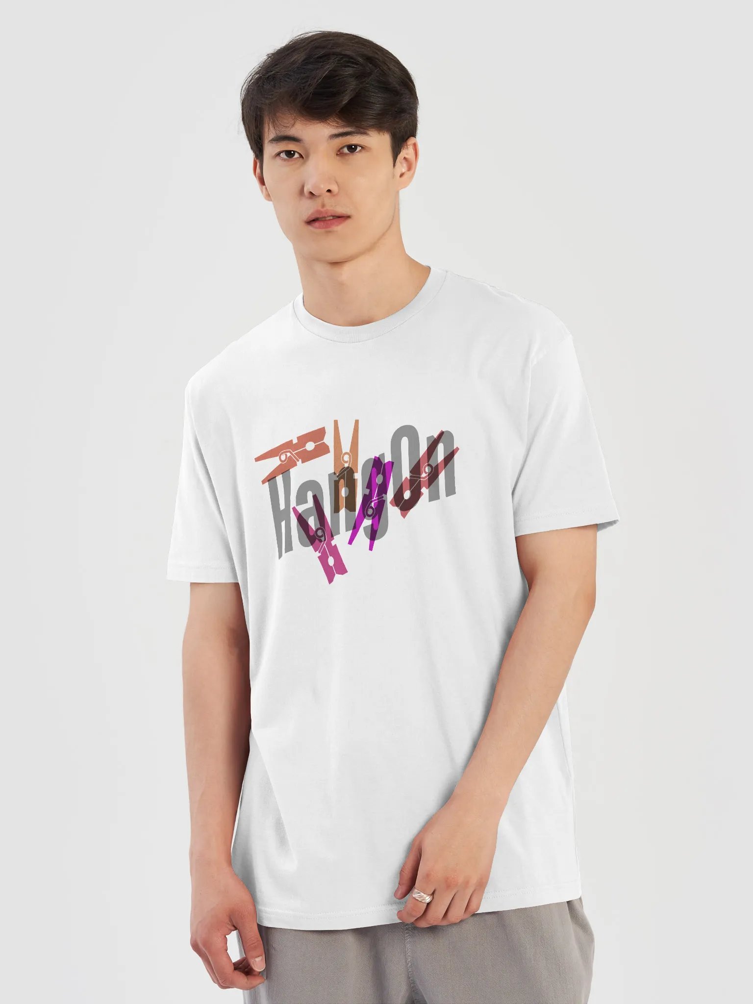Vibrant Clothespin Collection T-Shirt product image (37)