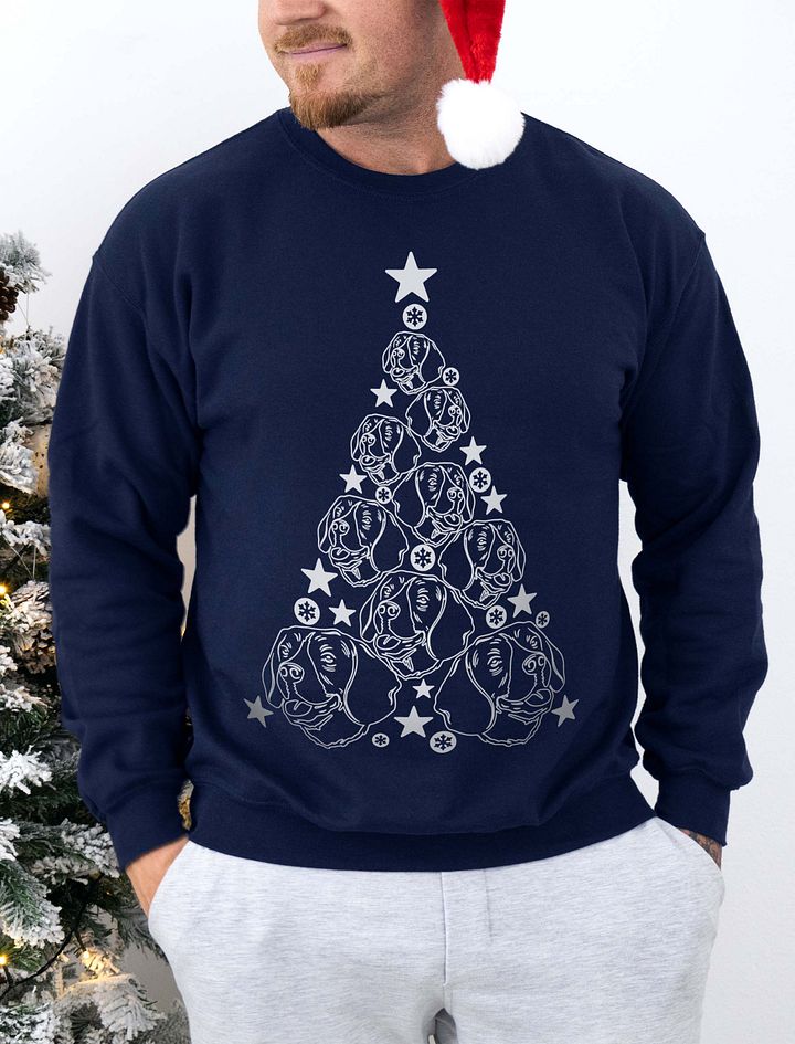 Beagle Christmas Tree Sweatshirt Design for Beagle Paw-rents product image (16)