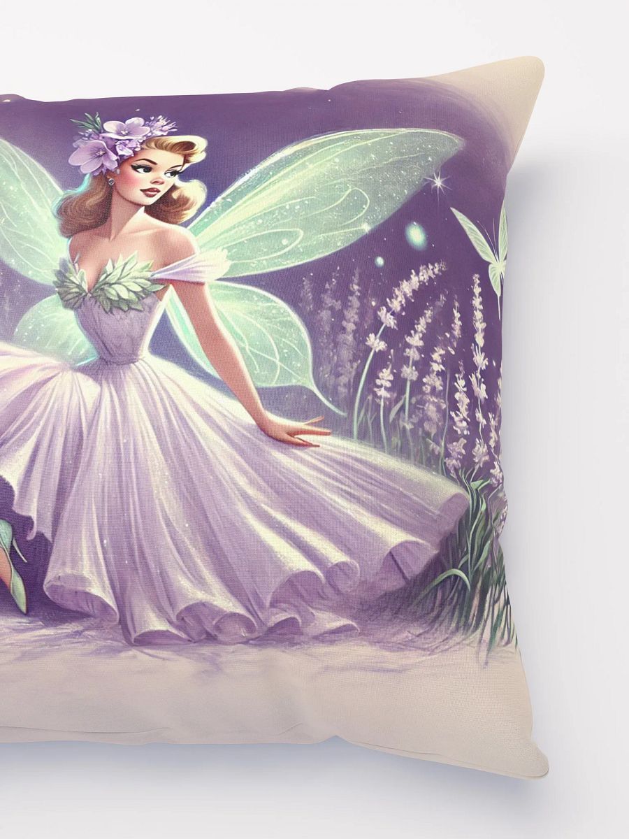 Lavender Fairy in a Meadow Pillow product image (4)