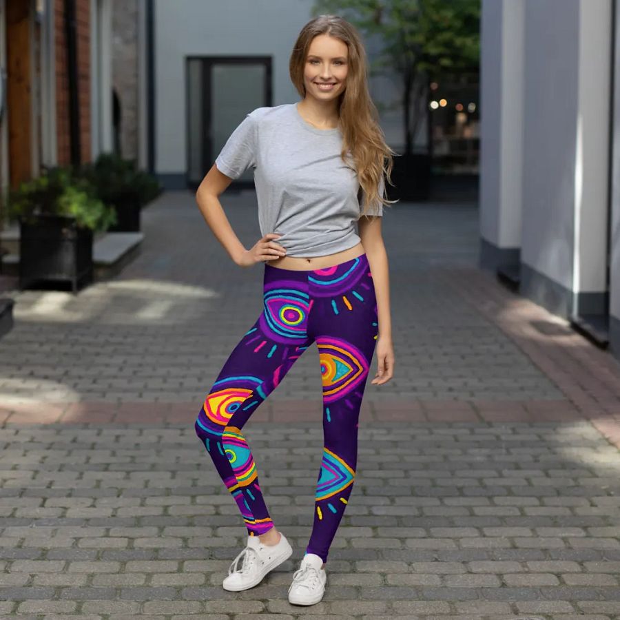 Mystical Eye Leggings: Psychedelic Print product image (7)