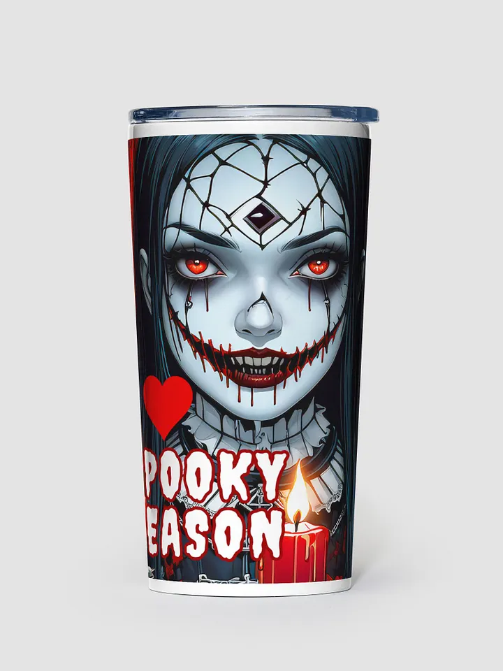 I Heart Spooky Season Halloween 20 oz Tapered Stainless Steel Tumbler product image (1)