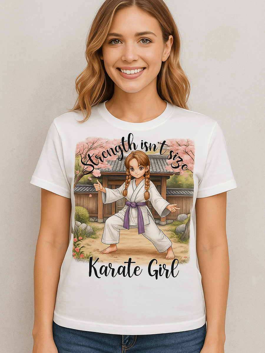 Karate Girl Quote – Commercial Use License (JPG + SVG) product image (1)