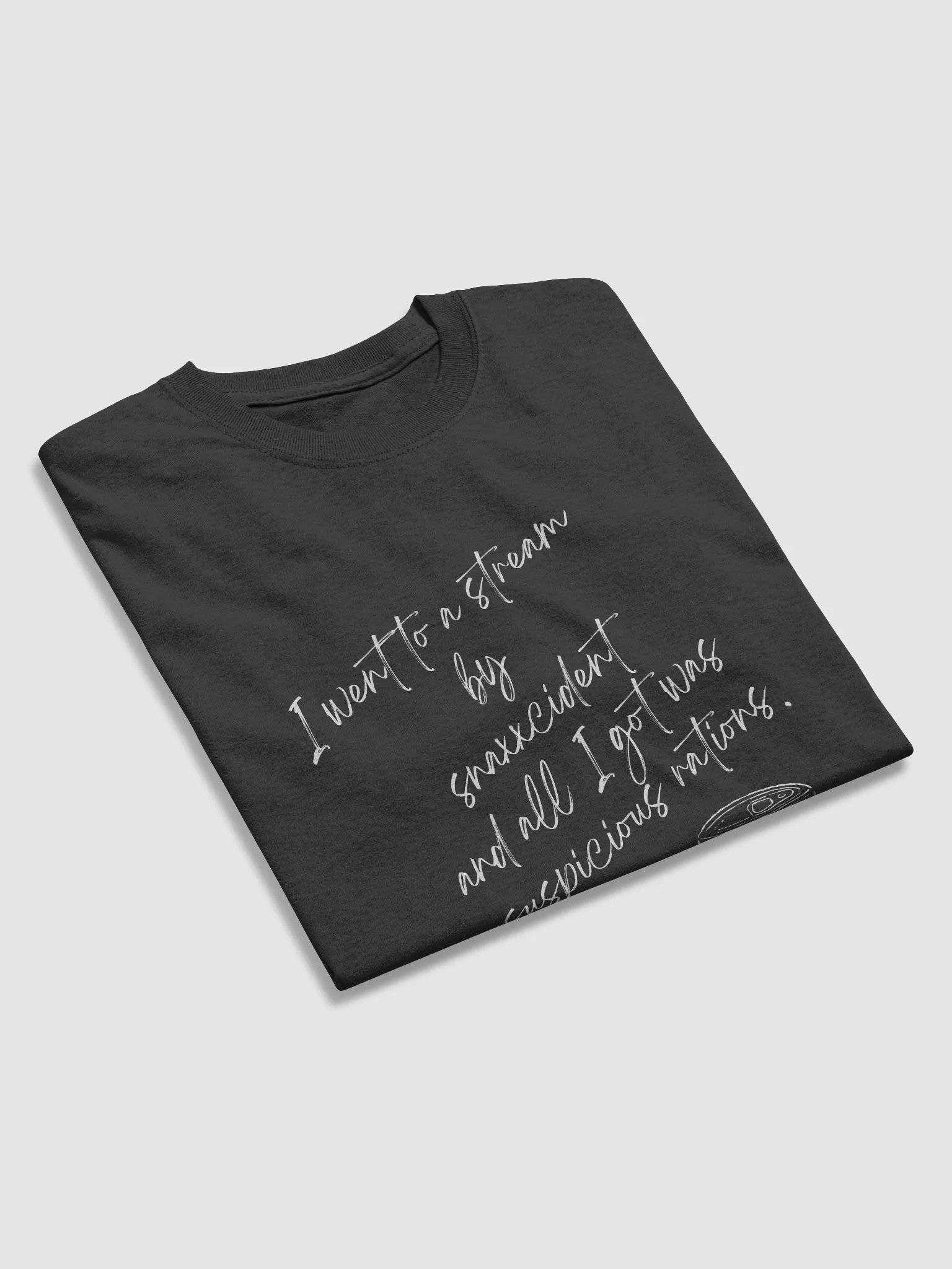 suspicious ration t-shirt dark product image (3)