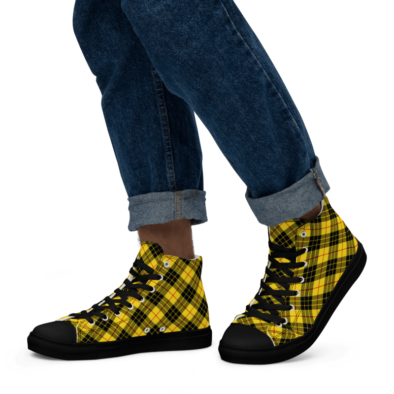 MacLeod Tartan Men's High Top Shoes product image (5)