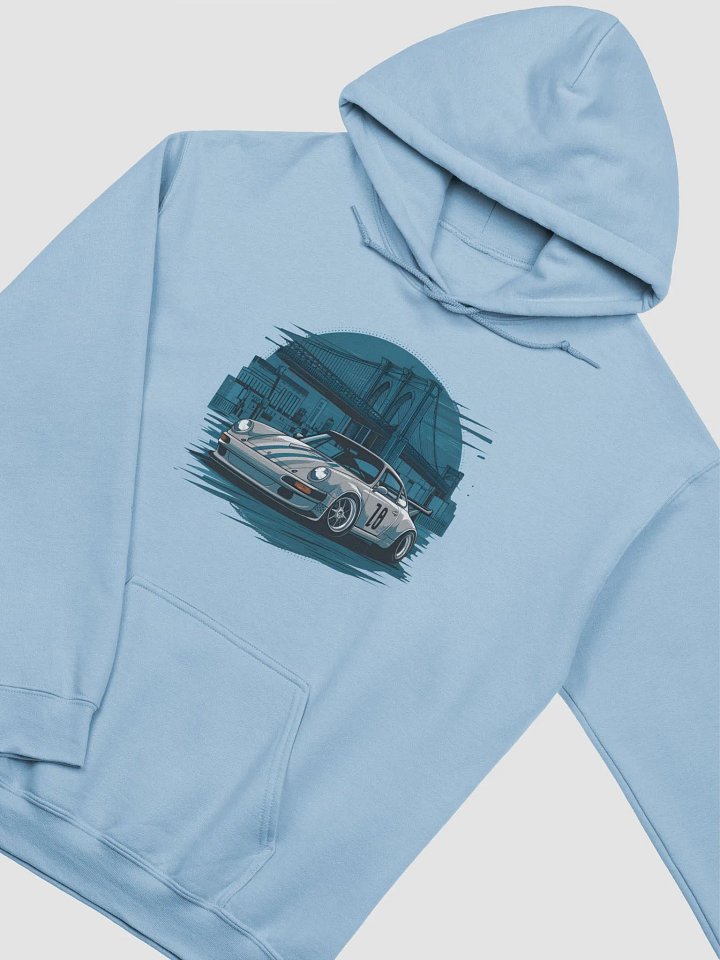 🔥 Japanese Sports Car & Samurai Temple Hoodie – Power & Tradition in One Design! 🚗⛩️ product image (2)