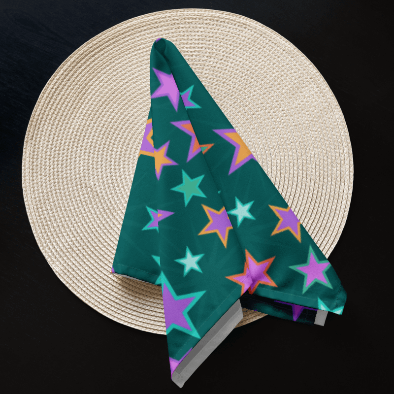 Set of Star-of-the-Party, Party Time! Cloth Napkins product image (2)