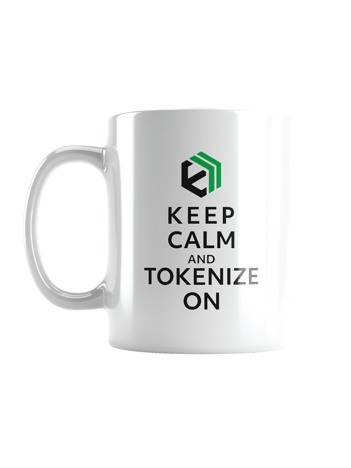 E-Estate “Keep Calm and Tokenize On” Mug product image (1)