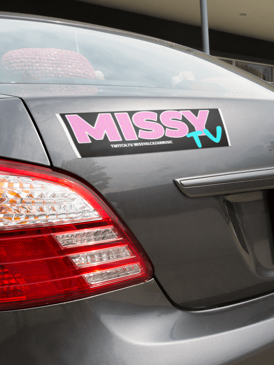 MissyTV bumper sticker product image (1)
