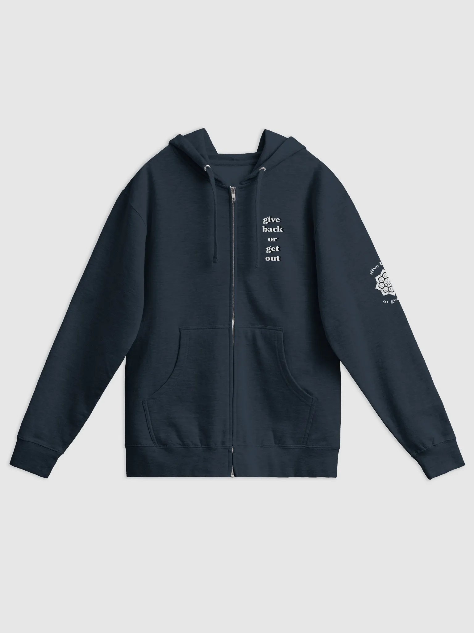 Walking Gardens zip hoodie 1 product image (1)
