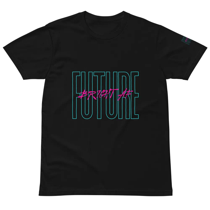Future Bright AF Heavy weight Tees Unisex Designed by Anopa Silver product image (2)
