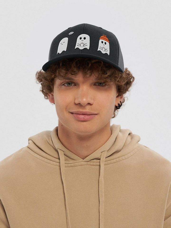 Sleepy Coffee Beanie - Ghost Evolution | Richardson Trucker Hat product image (2)