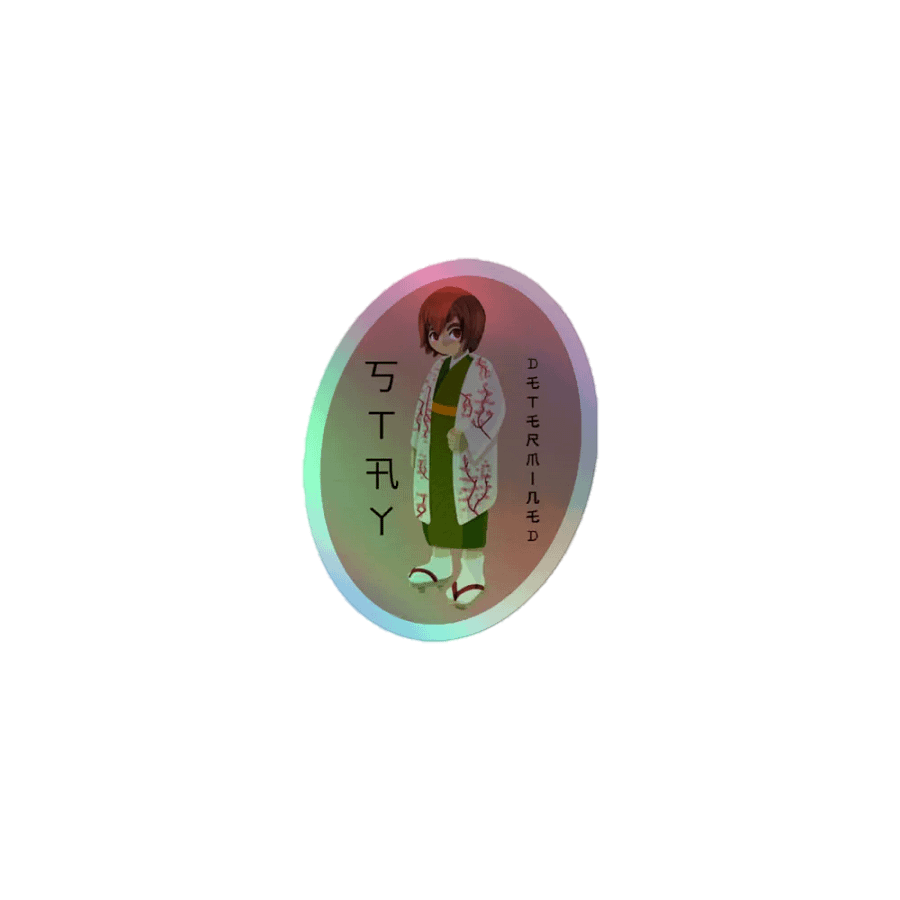 Japanese Style Chara - Holographic Sticker product image (1)