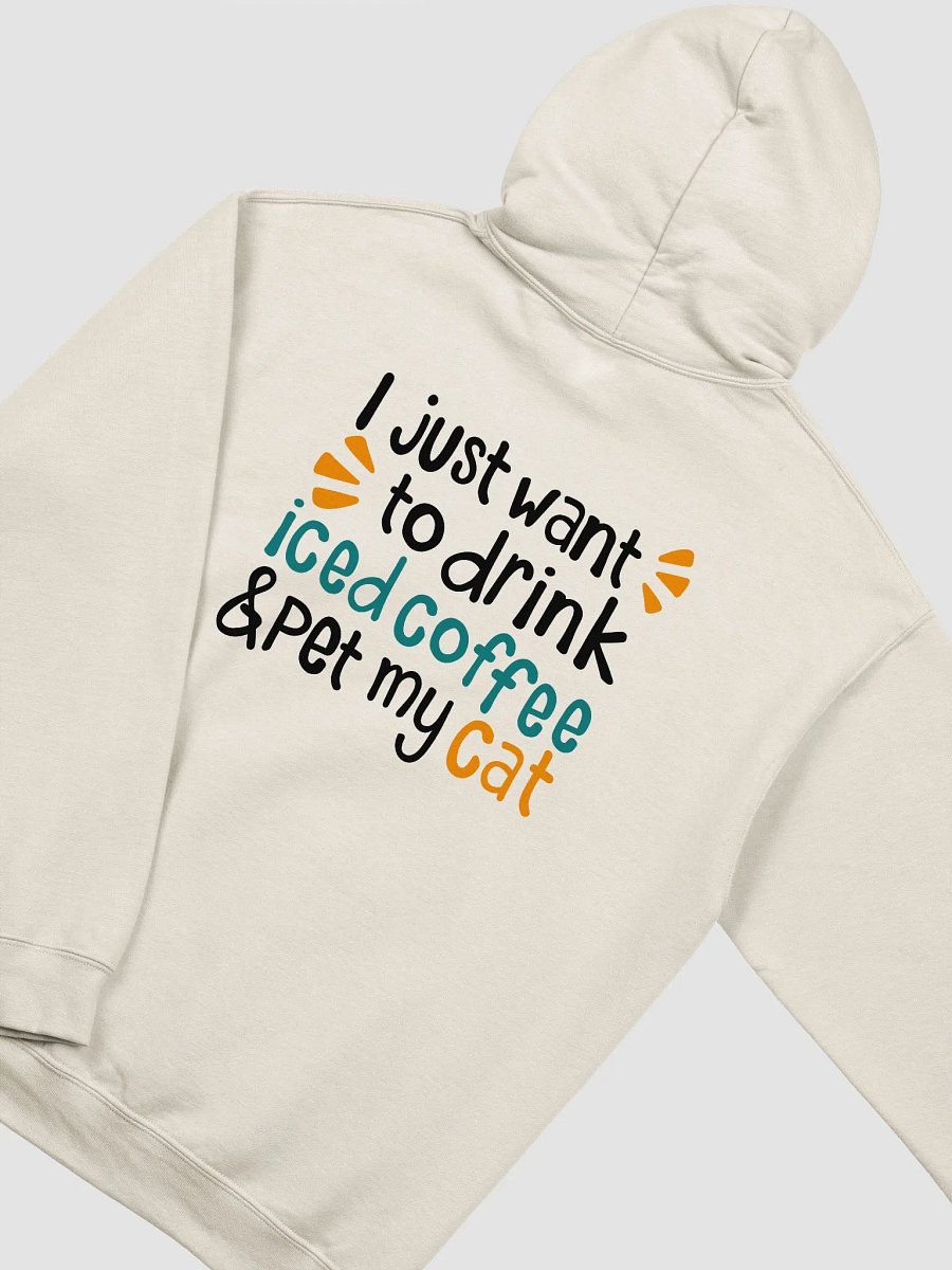 Iced Coffee & Cat - Gildan Classic Hoodie product image (3)