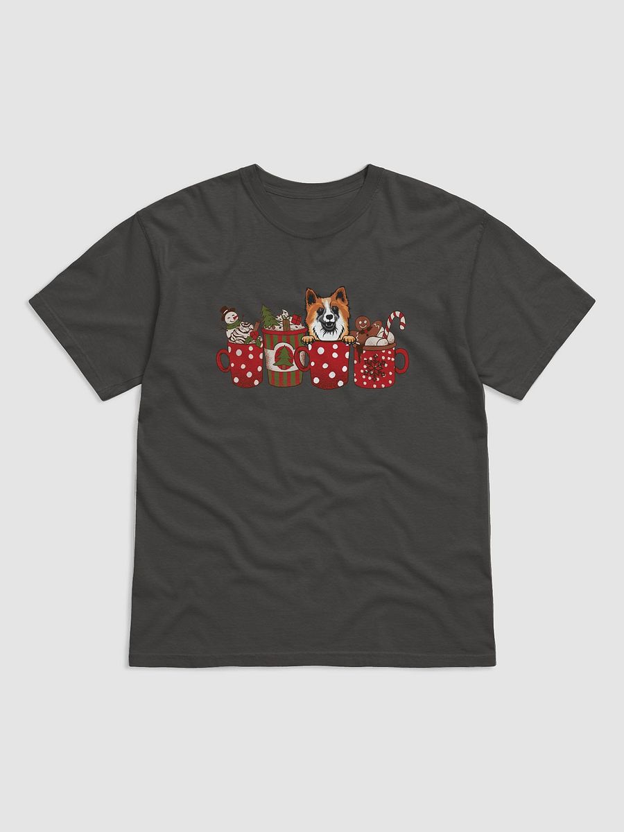Cute Icelandic Sheepdog in a Christmas Cup T-Shirt | Funny Christmas Pup in a Cup product image (24)