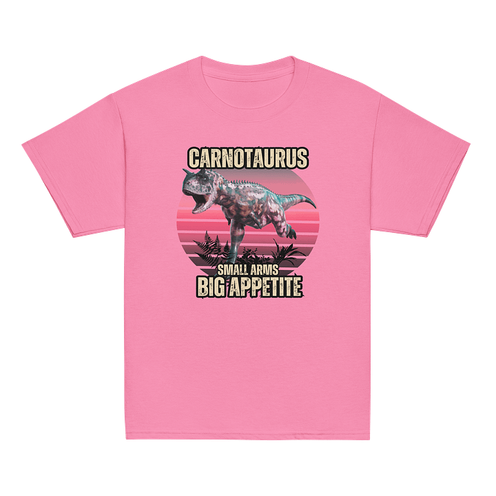Carnotaurus - Cool Retro Dinosaur Shirt product image (24)