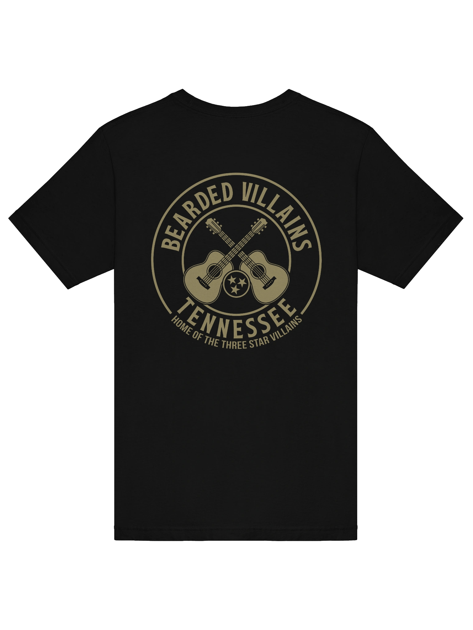 BIG-n-TALL | TSV Bearded Villains Tennessee Bella+Canvas Unisex T-Shirt | Vandy Gold Logo | Premium Comfort & Southern Brotherhood Style product image (6)