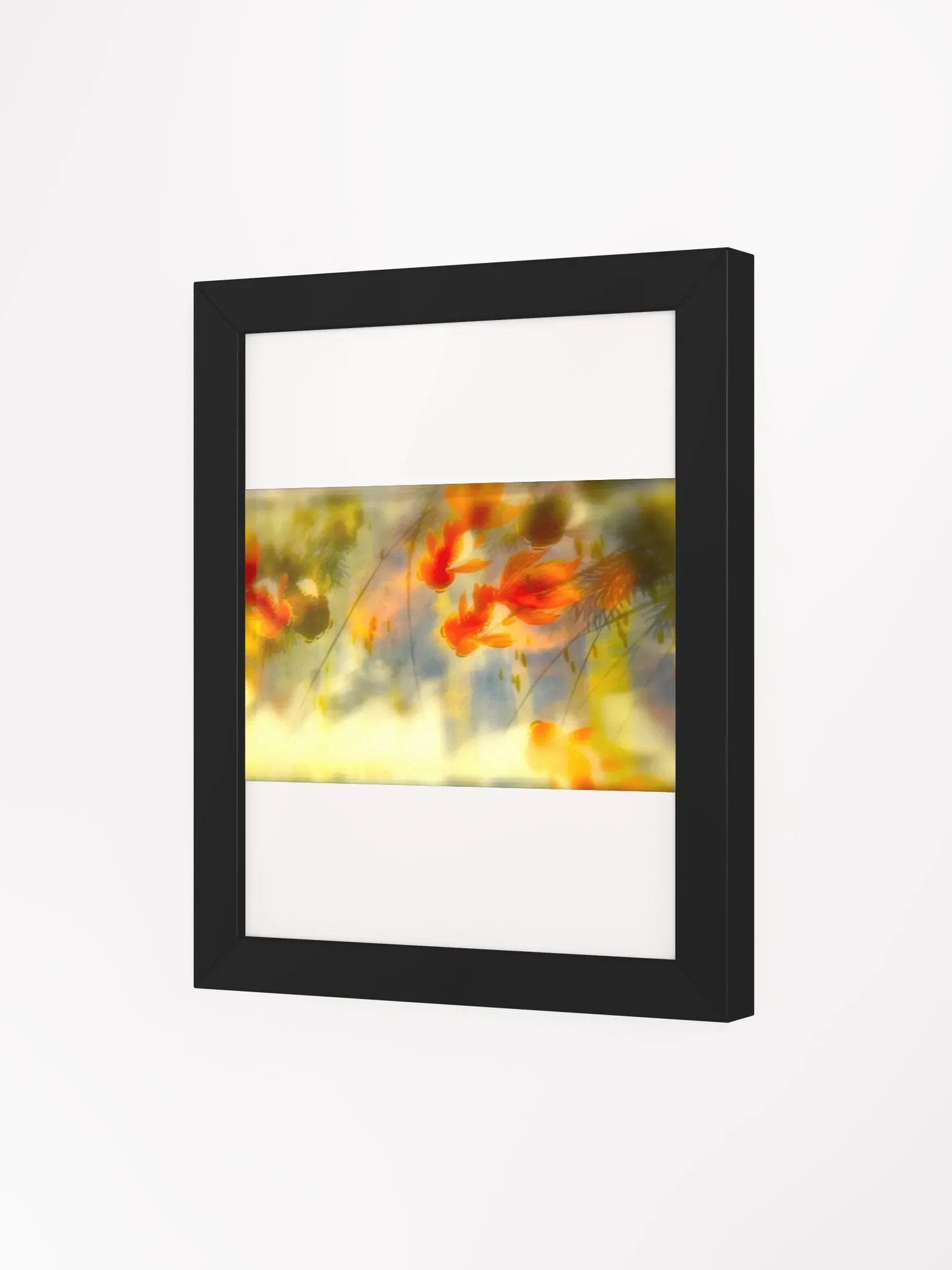Sunlit Serenity of Goldfish Framed Poster product image (5)