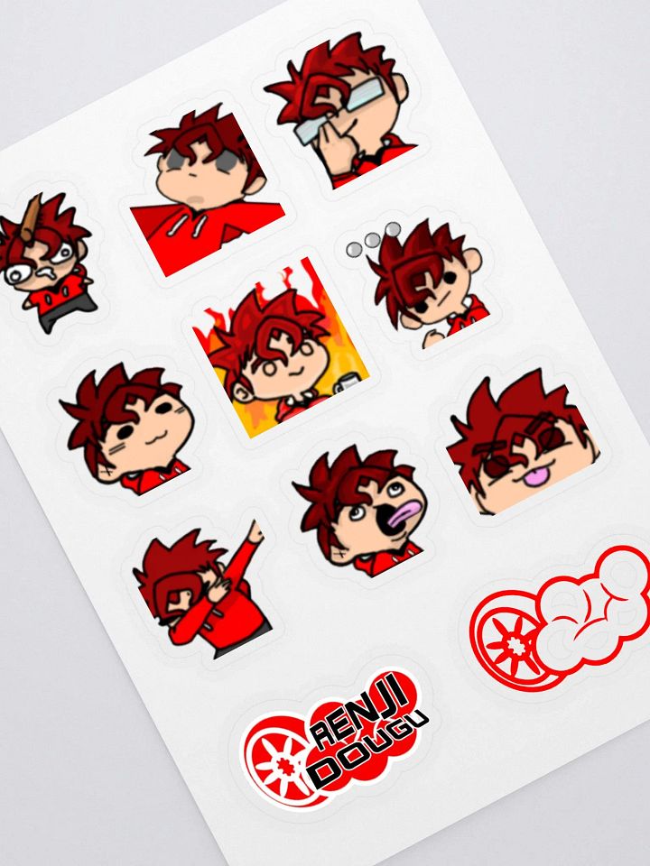 Renji Emote Sticker Sheet product image (1)