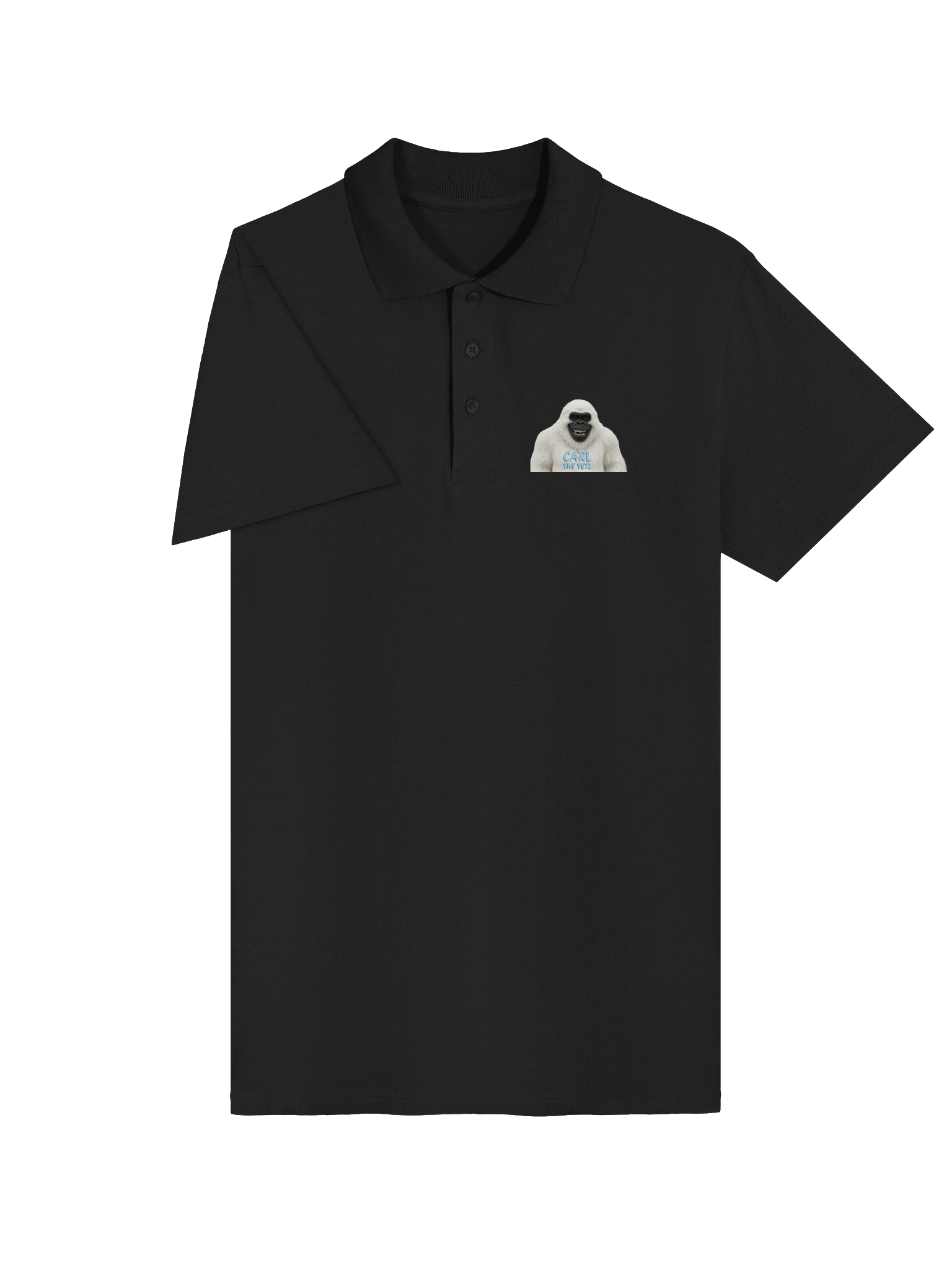 Smiling Yeti Cartoon Premium Polo product image (11)