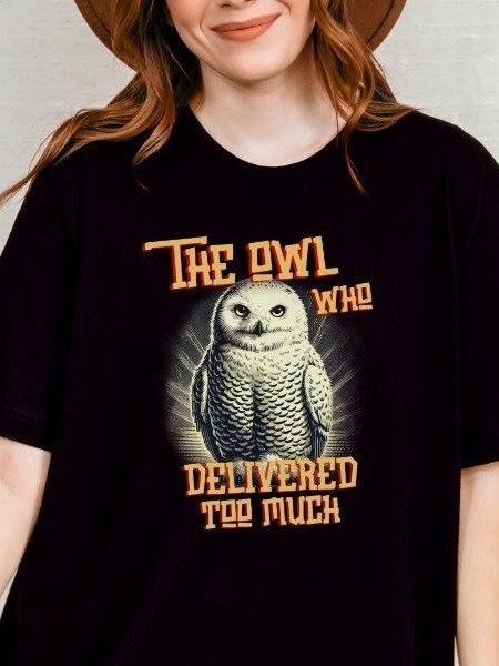 Hedwig Owl Funny Vintage Pulp Mystery Harry Potter Shirt product image (15)