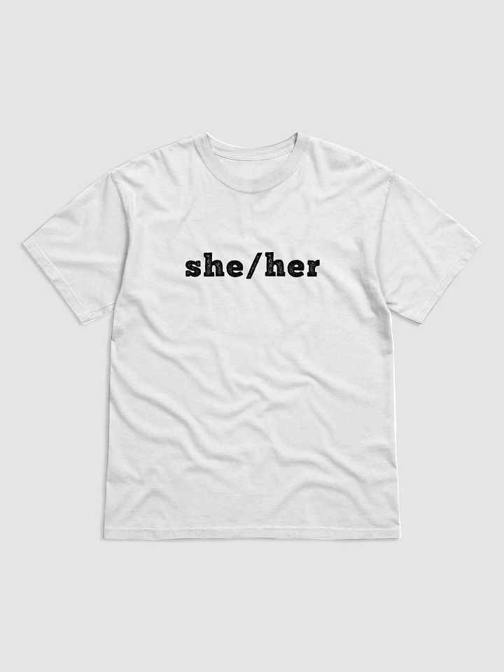 she/her - T-Shirt product image (1)