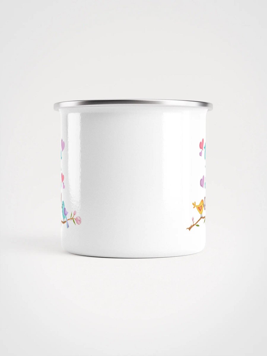 Peace and Love Enamel Mug product image (2)